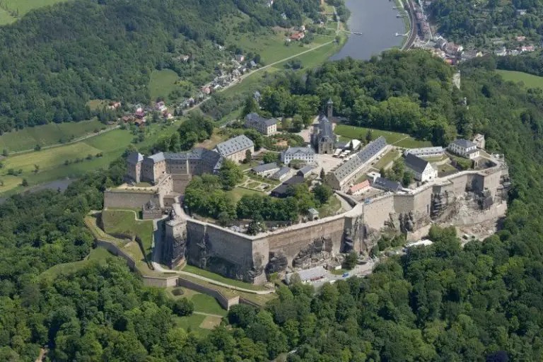 Königstein Fortress from Above