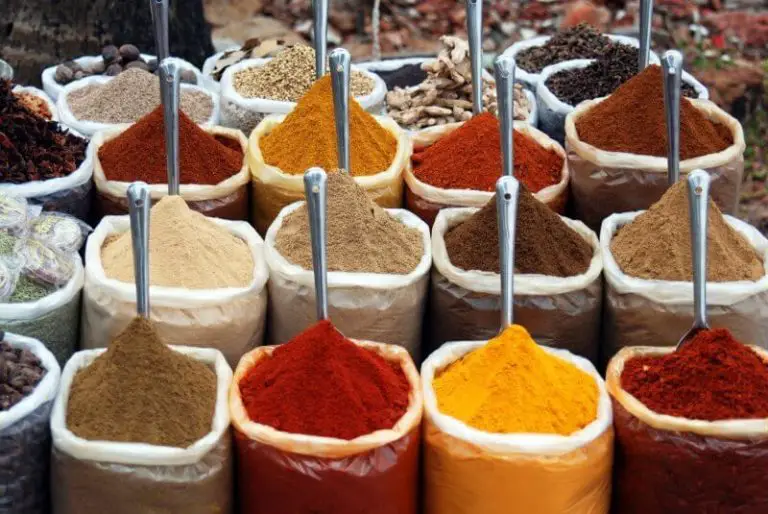 Spices in the shops