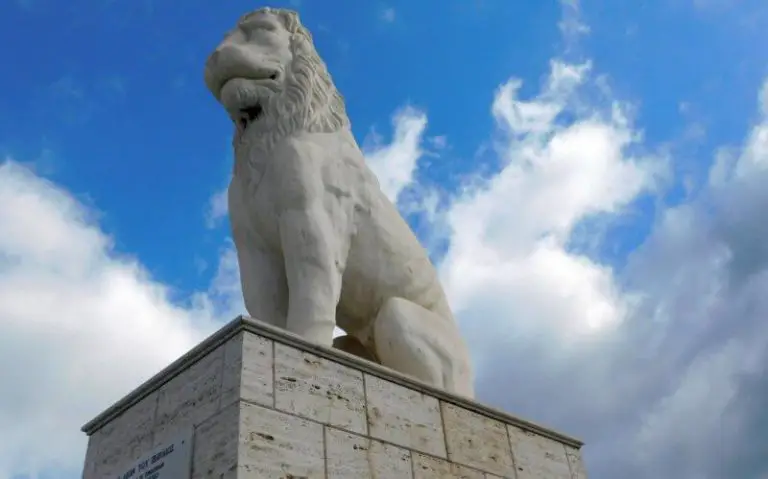Piraeus lion in the city of Piraeus