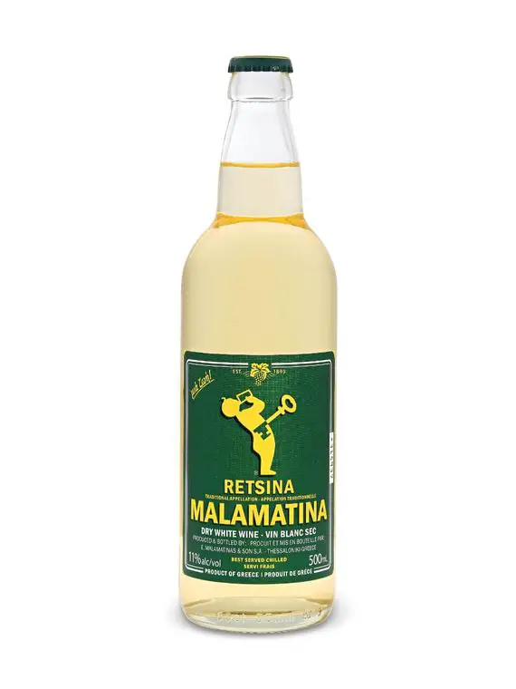 Bottle of wine "Rezina Malamatina"