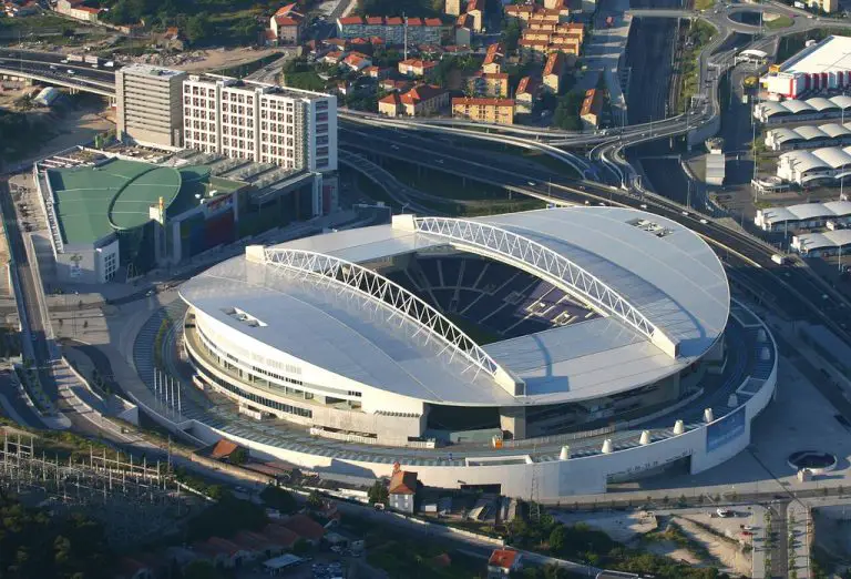 Top view of FC Porto Stadium