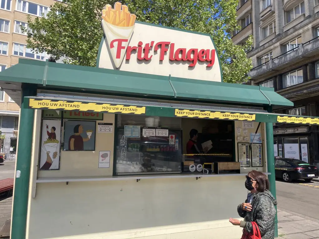 The Frit Flagey take-away food truck