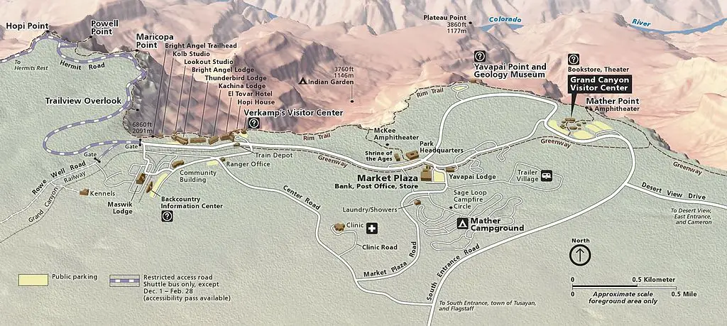 grand-canyon-south-rim-detail-map